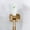 Gold, variant on PONPRNGY Multi Functional Stainless Steel Non Perforated Toothbrush Rack Mouthwash Cup Toothbrush Cup Storage Rack