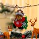 thumbnail image 5 of Colgante de tela navideña Muñeco navideño pequeño Colgante pequeño Adornos colgantes para árbol de Navidad Colgante de regalo pequeño, 5 of 6
