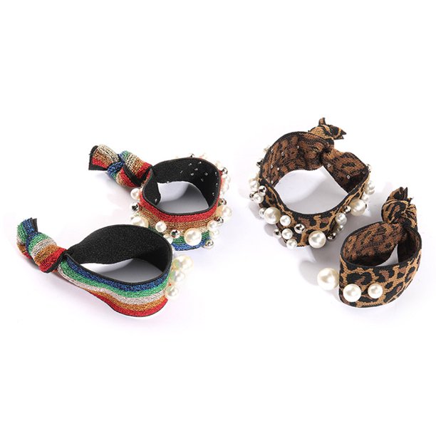 AURARMLET 2Ud Elásticas Para El Con Detalles De Y Estilo Leopardo
