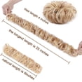 thumbnail image 4 of Chouchous Chignon Cheveux Riches Choix Chouchous Cheveux 100 % Humains Extensions Chignon 32g Enveloppant Beigne Ébouriffé Chignon pour Femmes Filles, 4 of 7