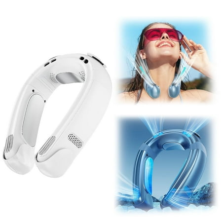 

GZHCGSM Portable Neck Fan Portable 26H Ultra Long Life 9000mAh Semiconductor Rechargeable For Travel/Home/. Gifts for Men Women Mom Dad