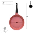 thumbnail image 2 of Sartén Antiadherente Rosa 20 Cm Con Inducción Libre De Toxinas, 2 of 5
