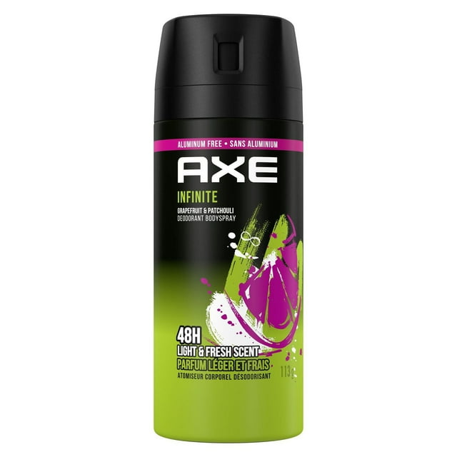 Atomiseur Corporel AXE Infinite Pamplemousse et Patchouli