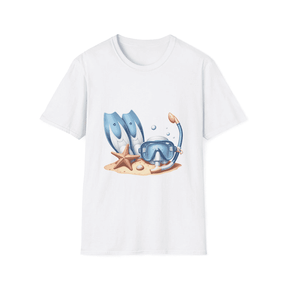 Cute Snorkel Fish T-Shirt, Vacation Apparel, Beach Lover Gift, Summer Style