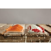 Creative Co-op Set of 2 4 Assorted Koi Fish Floatable Figurines