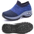 thumbnail image 3 of CHICVOMEY Women Slip On Sneakers Orthopedic Walking Shoes for Women Comfort Sneakers with Arch Support Air Cushion Sole for Running & Travel, 3 of 6
