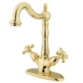 thumbnail image 1 of Kingston Brass Heritage Two Handle Vessel Sink Faucet with Optional Cover Plate, 1 of 1