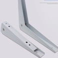 thumbnail image 3 of CRAFTHROU 2Set Cold Rolled Steel Shelf Brackets for Bookshelf and Tool Shelf Wall Mounted Brackets 10 Inch, 3 of 8