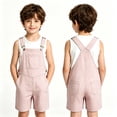 thumbnail image 7 of Kiijoy Girl Checkered Overalls Shorts Summer Casual Gingham Sleeveless Romper, Sizes 10-11, 7 of 7