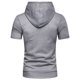 thumbnail image 3 of pstuiky camisetas de hombre, Camisa de manga corta con cuello vuelto, botones y bolsillos para hombre camisas casuales para hombre m, 3 of 6