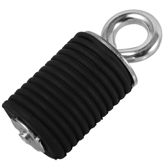 OUNONA Rope Belt Rope Fixing Buckle 8.00X3.50X3.50CM Black