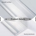 thumbnail image 3 of Stock de ángulo de aluminio de 2 piezas, stock de molino de tiras de ángulo de aluminio de 13 pulgadas, barras de aluminio de espesor de 3/16 pulgadas para uso industrial, 3 of 8