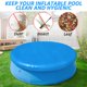thumbnail image 5 of Cubierta de piscina YEXEXINM redonda inflable de 3,7 m con cordón, 5 of 7
