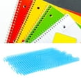 thumbnail image 3 of Zerone 20pcs 30 Hole Loose-leaf Plastic Binding Ring Spring Spiral Rings For A4 Paper, 3 of 8