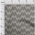thumbnail image 1 of oneOone Cotton Poplin Fabric Chevron Ikat Print Sewing Fabric BTY 42 Inch Wide, 1 of 1