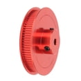thumbnail image 4 of Synchronous Wheel, Rustproof 80T 5mm ID Alloy Steel Timing Belt Pulley  For 3D Printer Red,Black,Silver, 4 of 8