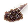 thumbnail image 3 of Miyuki Delica Seed Bead 11/0 Transparent Amber AB, 3 of 4