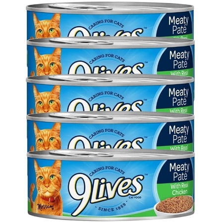 Tasty & Healthy Wet Cat Food for Kittens and Adult Cats | Premium & Real Chicken Canned Cat Food | Grain Free Pate Cat Food in Can for Every Cat's Complete Daily Nutrition | 5.5 OZ Per Can, 5 Cans