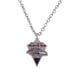 thumbnail image 5 of Collar con colgante deportivo triangular con el logotipo del equipo de fútbol y joyas de equipo con gotas de aceite, 5 of 6