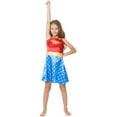 thumbnail image 2 of DC Comics Little Girls Wonder Woman Costume Pajama Nightgown, 2 of 7