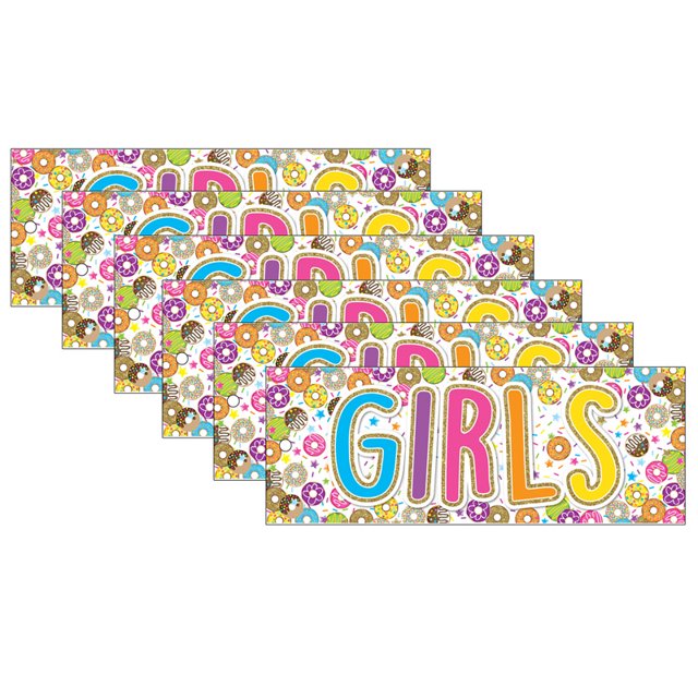 ASHLEY PRODUCTIONS (6 EA) Filles DONUTFETTI Stratifiées