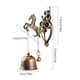 thumbnail image 2 of Timbre De La Puerta Campana decorativa de animal retro, golpeador de timbre de viento de la suerte (caballo) Likrtyny Libre de BPA, 2 of 9