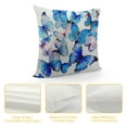 thumbnail image 4 of Nawypu  Blue Butterfly Pattern Pillow Cover Decorative Couch Pillow Cover for Sofa,Cushion Case Indoor Outdoor Home Decoration, 4 of 5