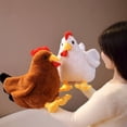 thumbnail image 5 of Lindo muñeco de peluche de gallo grande de dos colores, suave y agradable para la piel, muñeco de máquina de agarre grande, 5 of 5