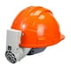 thumbnail image 5 of Cascos de ventilador con ventilador multiusos, ajuste de 3 engranajes, ventilador de refrigeración portátil con tapa dura para deportes, acampada al Naranja, 5 of 9