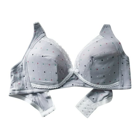 

Dadaria Sleep Bras for Women Feeding Nursing Pregnant Maternity Bra Breastfeeding Underwear Gray 36/80B Women