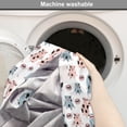 thumbnail image 2 of Farm Animal Dog Crate Cover, Repetitive Pattern of Cartoon Pigs, Easy to Use Pet Kennel Cover Small Dogs Puppies Kittens, 7 Sizes, Blue Grey Blush, by Ambesonne, 2 of 6