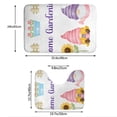 thumbnail image 3 of Yiaed Watercolor Gnome Garden Print Bathroom Mat Set 2 Pieces Mat Anti-Skid Pad Ultra Soft and Absorbent Bathroom Bath Mat Contour Bath Rugs for Toilet Base, 3 of 6