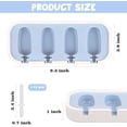 thumbnail image 3 of 1.2 oz Super Mini Popsicle Silicone Molds for Kids, 2 PCS Classic Homemade Ice Pop Molds With Sticks and Lid, Stackable Ice Cream Molds, 3 of 5