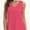 Deep pink, variant on Women's Summer Sleeveless Blouse Casual Tank Flowy Tops for Women