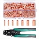 thumbnail image 4 of 250 Piezas de Alicates de Crimpado de Terminales Eléctricos Multifunción con Herramienta de Crimpado Manual para Cortar Pelar Cables, 4 of 5