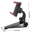 thumbnail image 3 of Universal Car Phone Holder 360° Adjustable Sun Visor Phone Mount for Smartphones, Secure Cradle Clip for Hands-Free Navigation,Streaming & Driving Fits All Vehicle Visors, 3 of 4