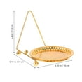 thumbnail image 2 of OFFIGAM Golden Iron Mug Tray Organizer for Cups, Saucers, Jewelry - Decorative Storage Solution for Home and Office, 2 of 7