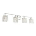 thumbnail image 3 of Phineas 4 light Chrome and Clear Crystals wall sconce, 3 of 7