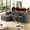 DARK GREY, variant on 112" Cloud Style Chenille Fabric Oversized Sofa Couch, Sofas For Living Room with No Assembly, Oversized Modular Sofa with Multi Configurations for Apartment Indoor Space, Blackish Green