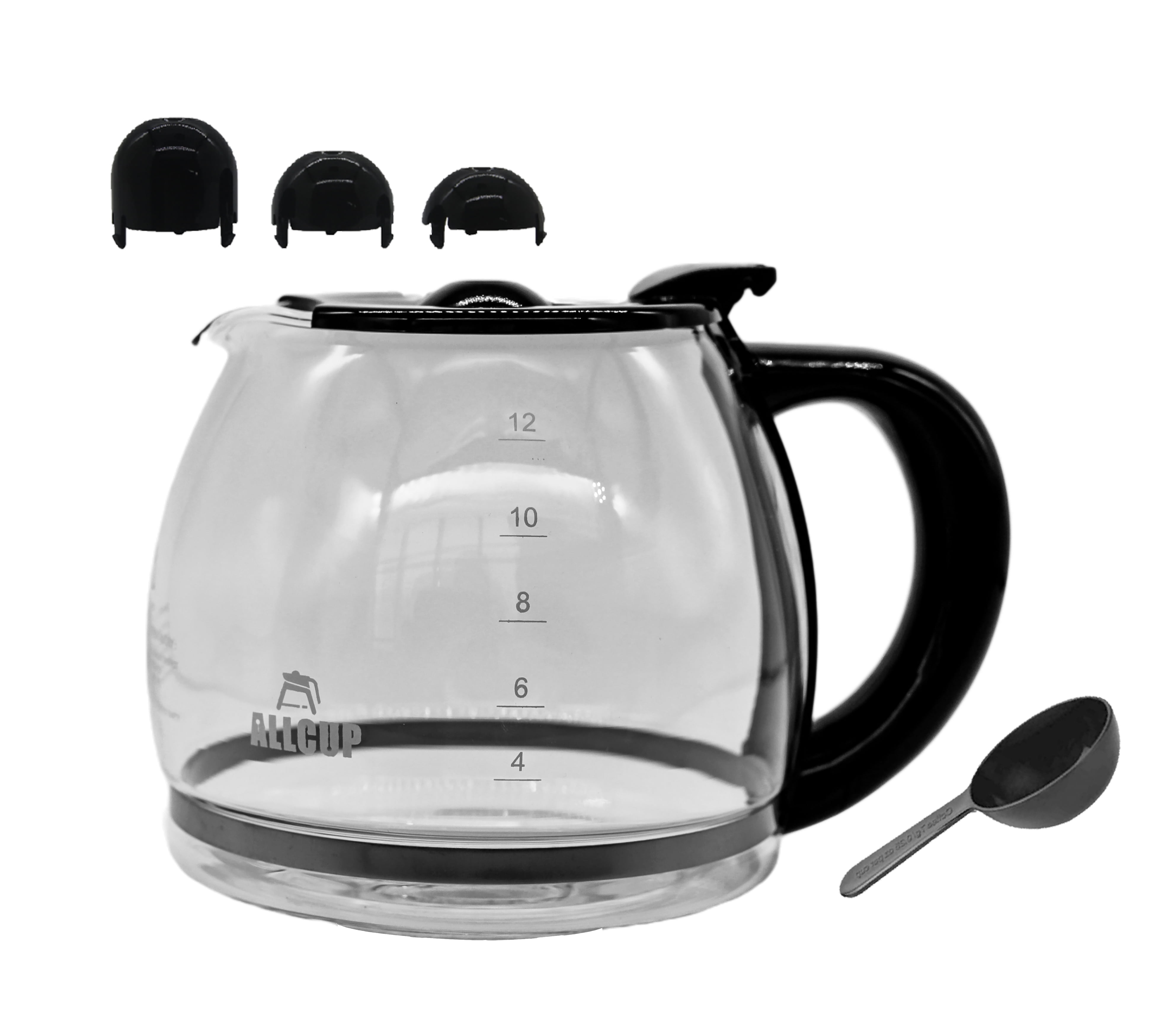 Generic iSH09-M648859mn Coffee Machine Replacement Carafe - BPA free 12 Cup  Replacement Coffee Carafe compatible with Cuisinart Mr. Coffee Black Decker
