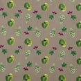 thumbnail image 2 of 20" x 20" Simply Daisy Three Veggies Pattern Polyester Accent Pillow, Doe Qty 1, 2 of 3