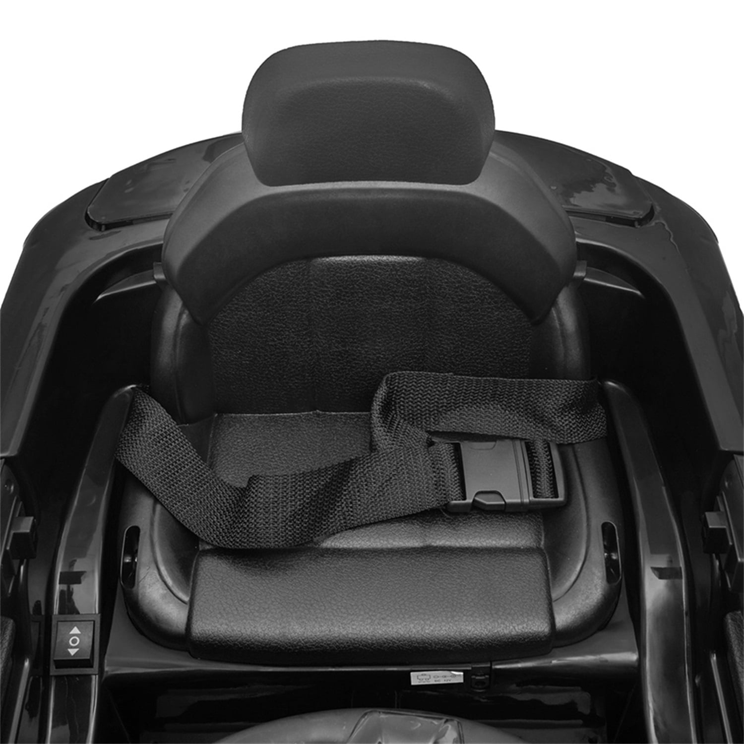 CIPACHO 12V Kids Ride On Electric Car for Kids with Parent Remote Control, Adjustable Speed, Safety Belt, Music&Lights, Ride on Toys for Toddler 1-3 Years, Black