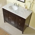 thumbnail image 3 of Silkroad Exclusive 45'' Single Sink Cabinet Bathroom Vanity Set, 3 of 4