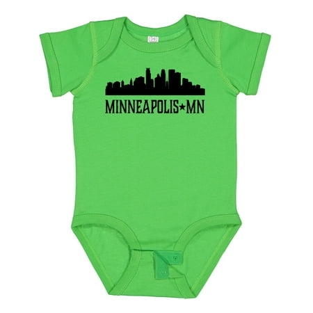 

Inktastic Minneapolis Minnesota City Skyline Boys or Girls Baby Bodysuit
