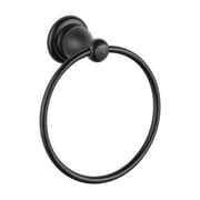 Delta Leland Bathroom Wall Towel Holder Ring Hardware, Bronze | 77846-RB