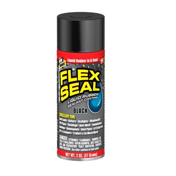 Flex Seal Mini Aerosol Liquid Rubber Sealant Coating, 2 oz, White