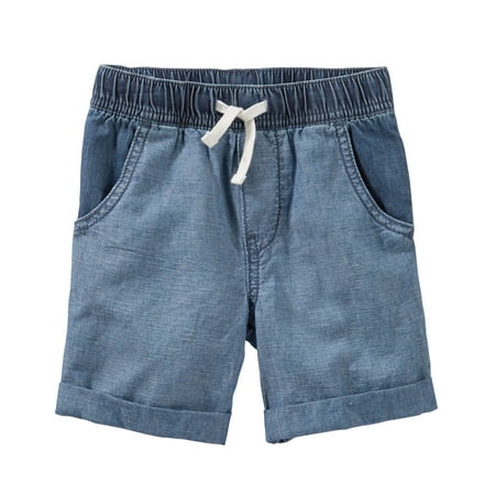 OshKosh B'gosh - OshKosh B'gosh Little Boys' Denim Pull-On Shorts, Blue ...