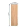 thumbnail image 3 of Miangastore 10Pcs Unfinished Bookmarks Bamboo Chips Rectangular Cutouts Rectangular Cutouts Bamboo Crafts, 3 of 8