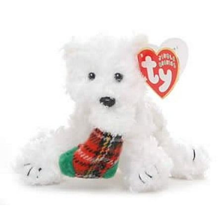 TY Stocking Dog Ornament Presents