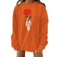thumbnail image 1 of Sudadera Para Mujer Camisas Erógenas de Invierno Cuello Redondo Manga Larga Tops Impreso Regular Sudadera Blusa Odeerbi ODB128617, 1 of 4